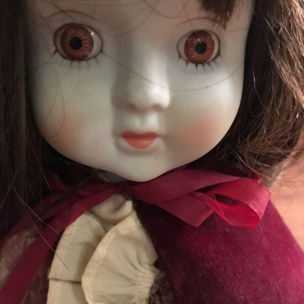 Porcelain doll.